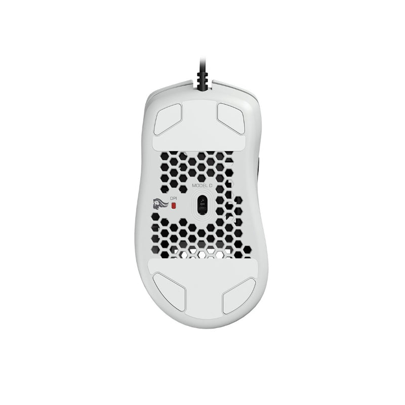 Glorious Model D Gaming Wired Mouse - RGB - Glossy White