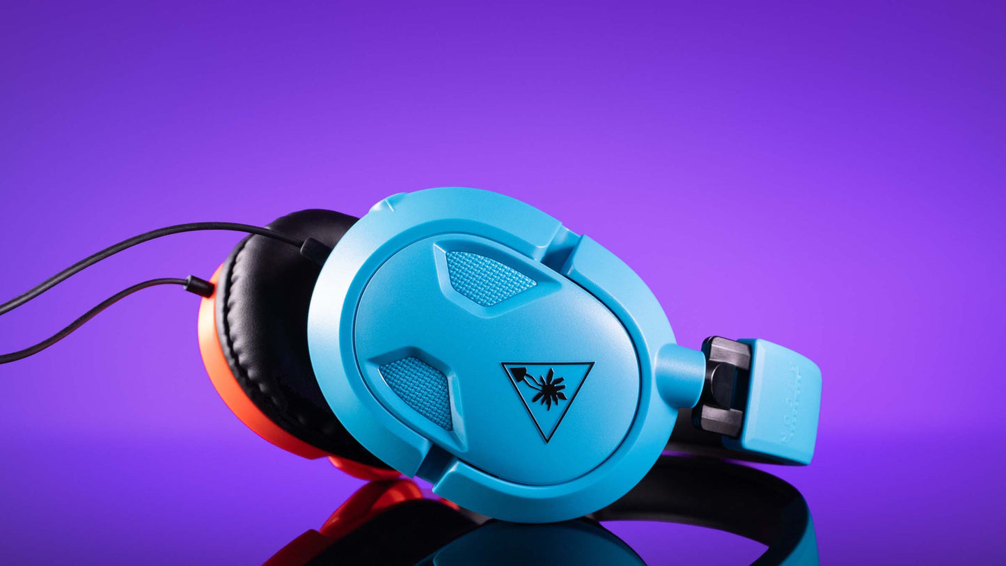 Turtle Beach Recon 50 Gaming Headset - سماعات جيمينج أصلية - مستورد رسمي - Blue and Orange