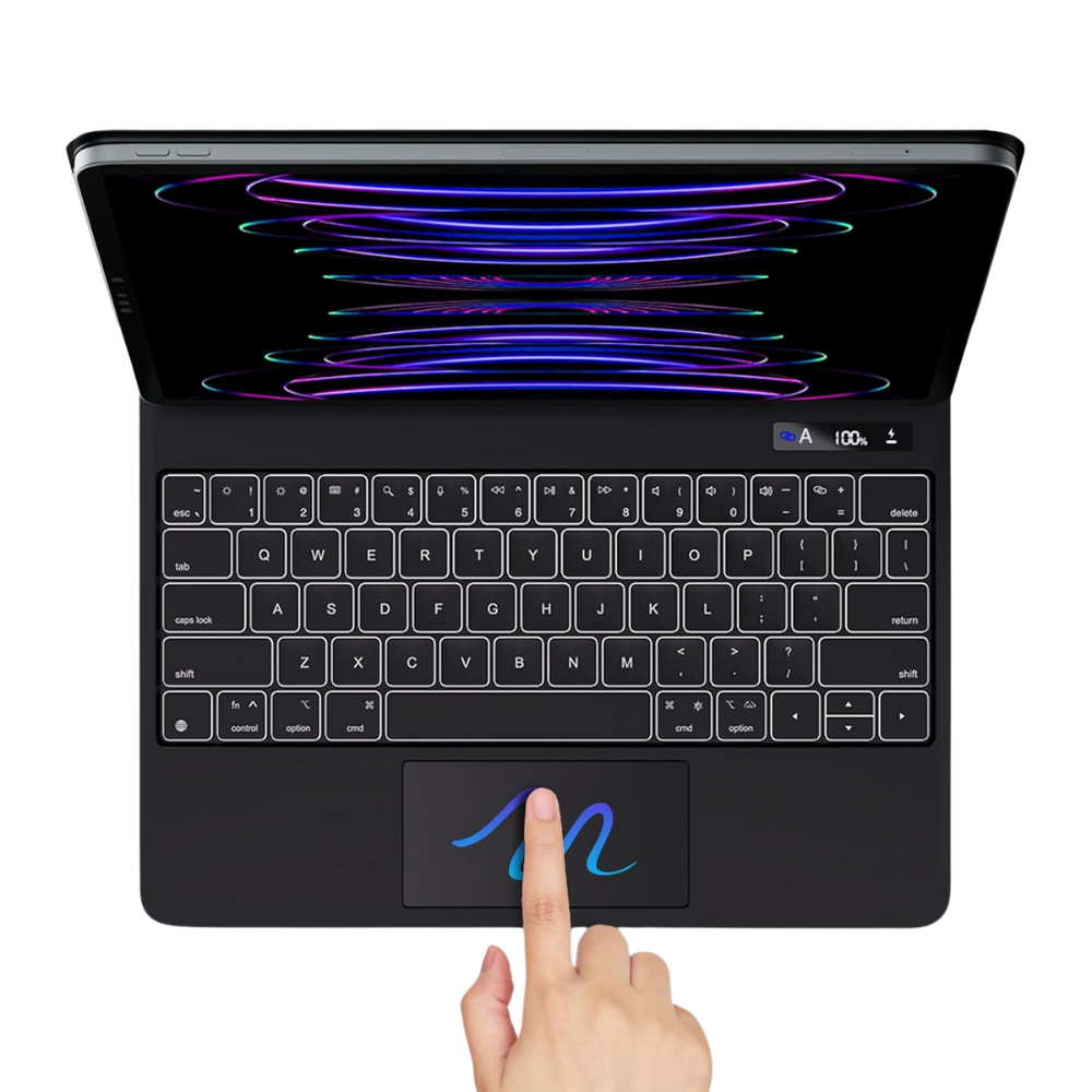 RGB Magic Keyboard with Palm Rejection Touch Pad - iPad Pro 11 - iPad Air 4/5/6
