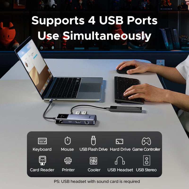 UGREEN Uno USB-C Hub 7-in-1