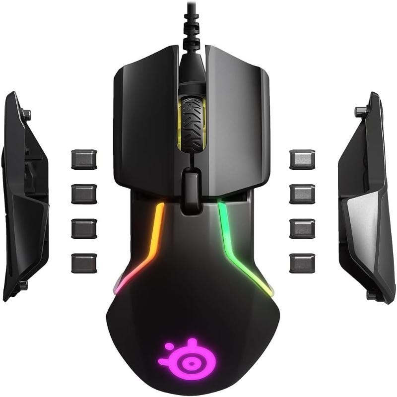 SteelSeries Rival 600 Gaming Mouse - 12,000 CPI - Dual Optical Sensor - Weight System