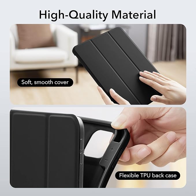ESR Rebound Series - Premium Black TPU Smart Case - أصلي