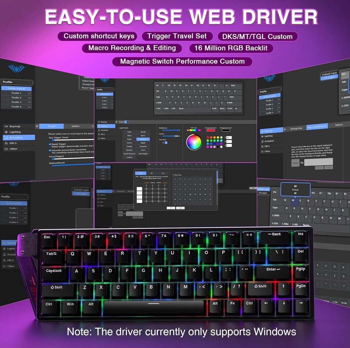 AULA WIN68 HE Magnetic Switch Keyboard