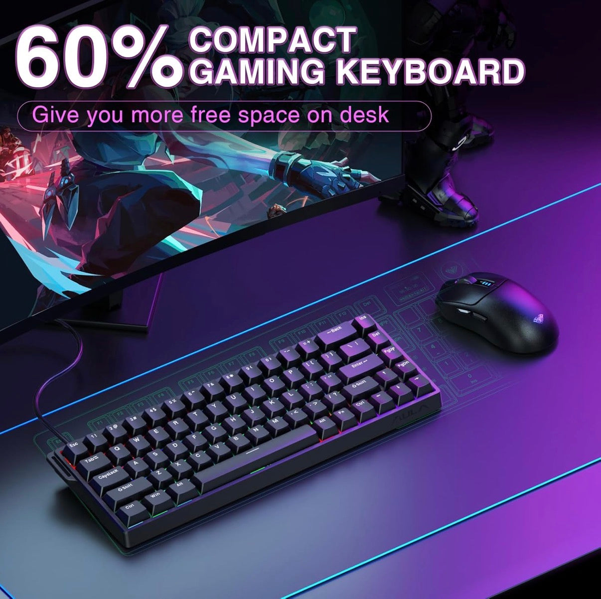 AULA WIN68 HE Magnetic Switch Keyboard