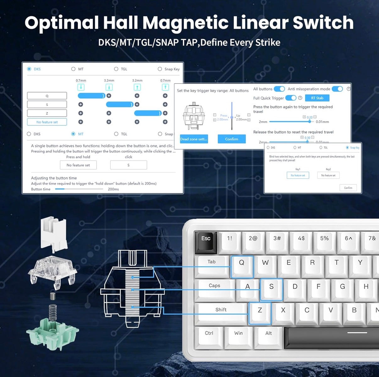 Attack Shark X65 HE Magnetic Switch Keyboard