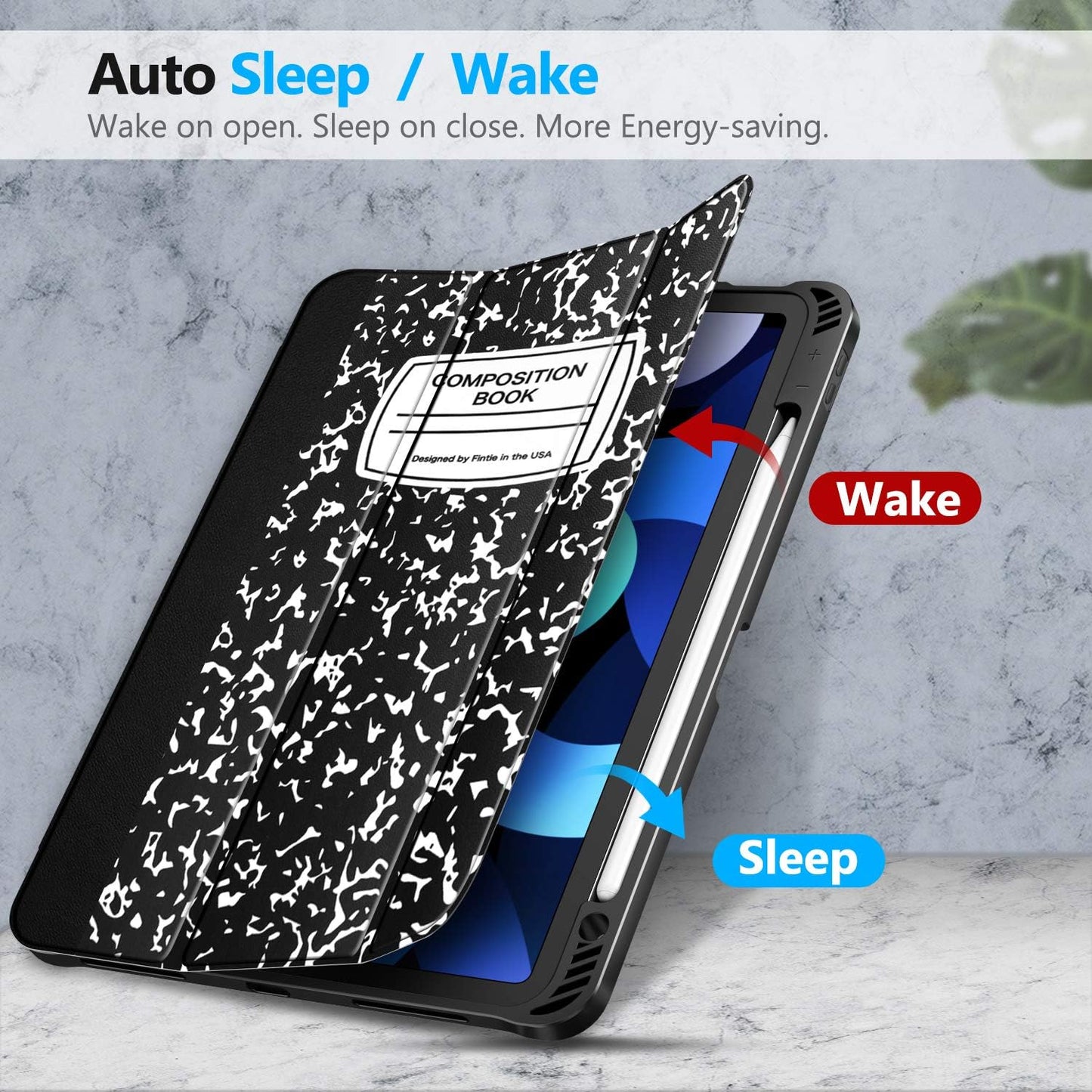 Notebook Case for iPad Air 4/5/6/7 - كفر الدفتر