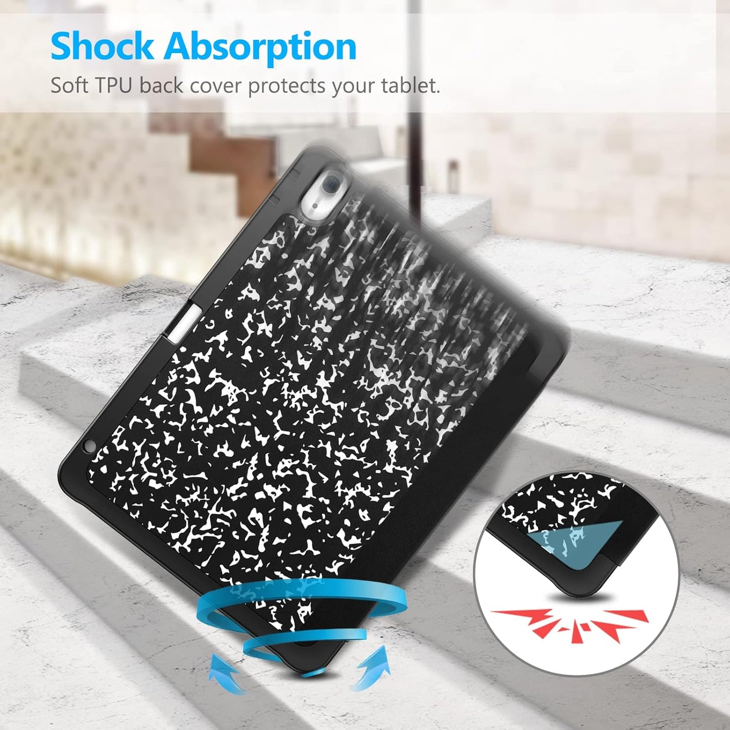 Notebook Case for iPad Air 4/5/6/7 - كفر الدفتر
