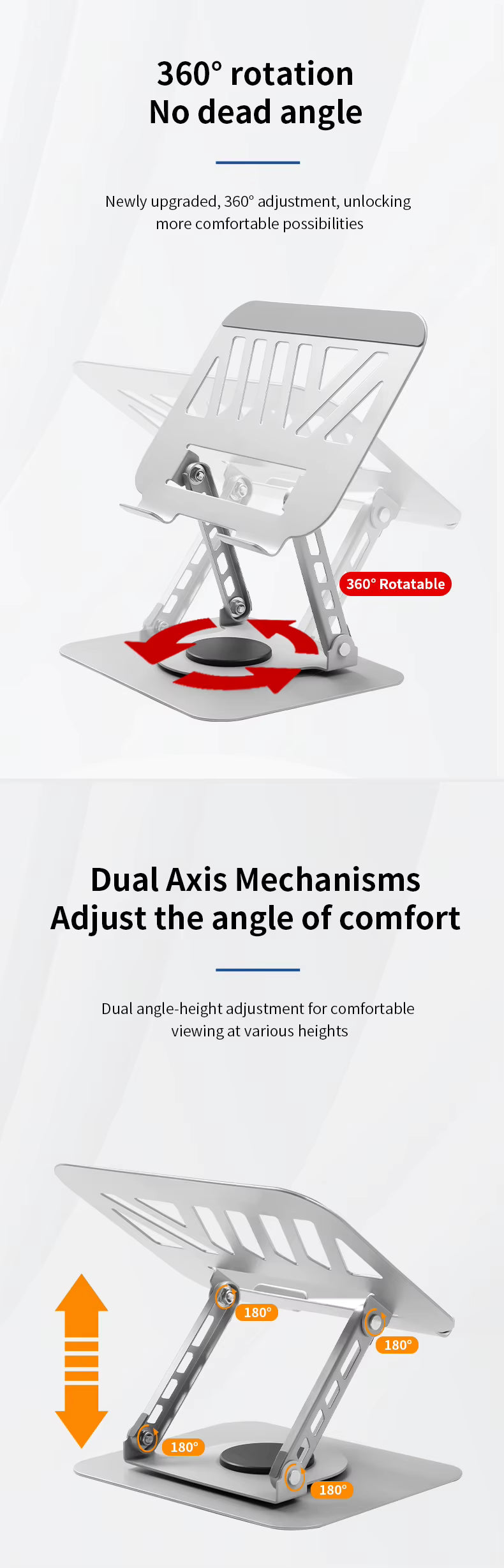 X-Large Aluminum iPad Stand - ستاند ايباد حجم كبير