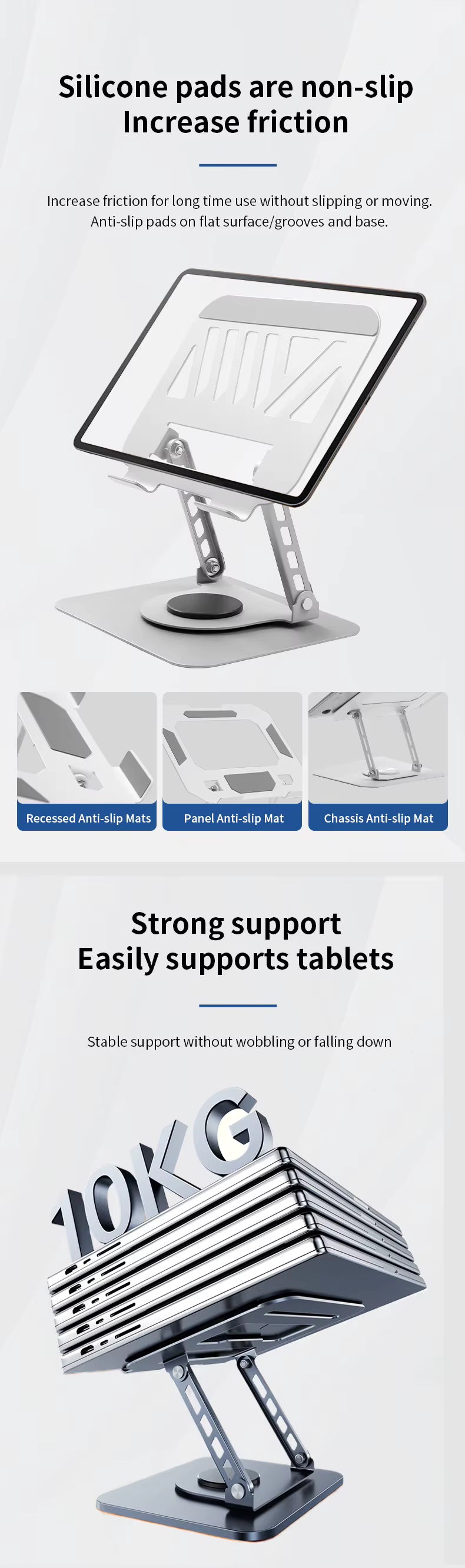 X-Large Aluminum iPad Stand - ستاند ايباد حجم كبير