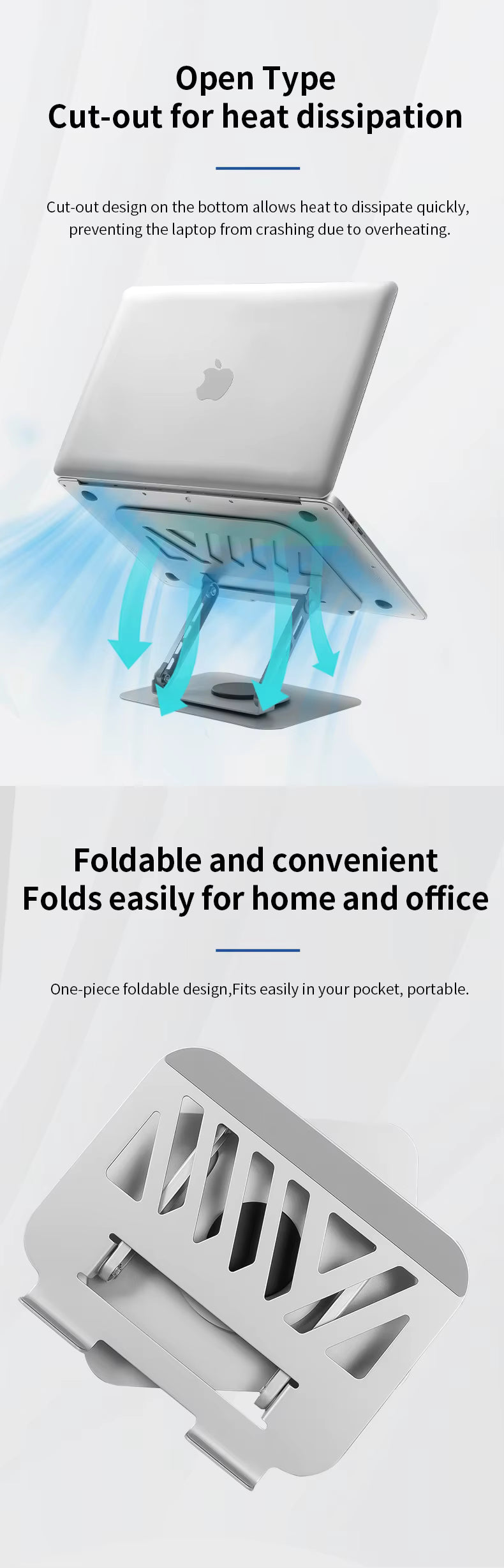X-Large Aluminum iPad Stand - ستاند ايباد حجم كبير