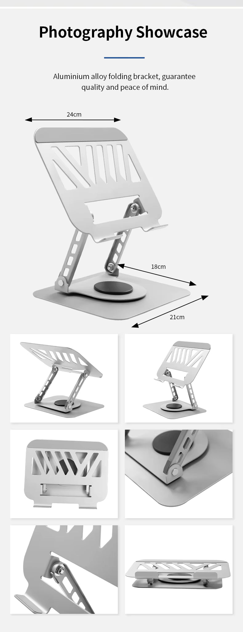 X-Large Aluminum iPad Stand - ستاند ايباد حجم كبير