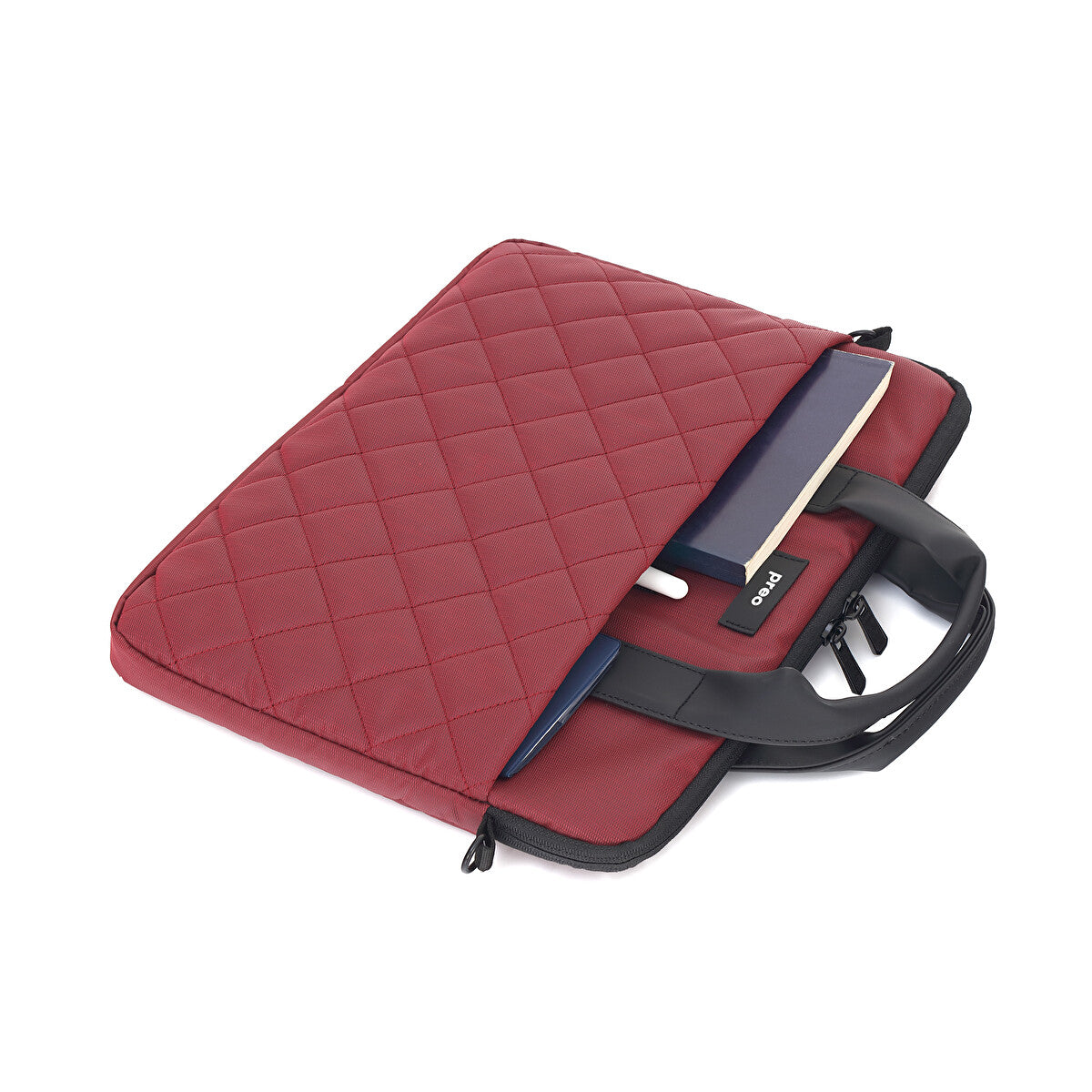 Premium Dark Red Laptop/iPad Bag - 14.1 inch