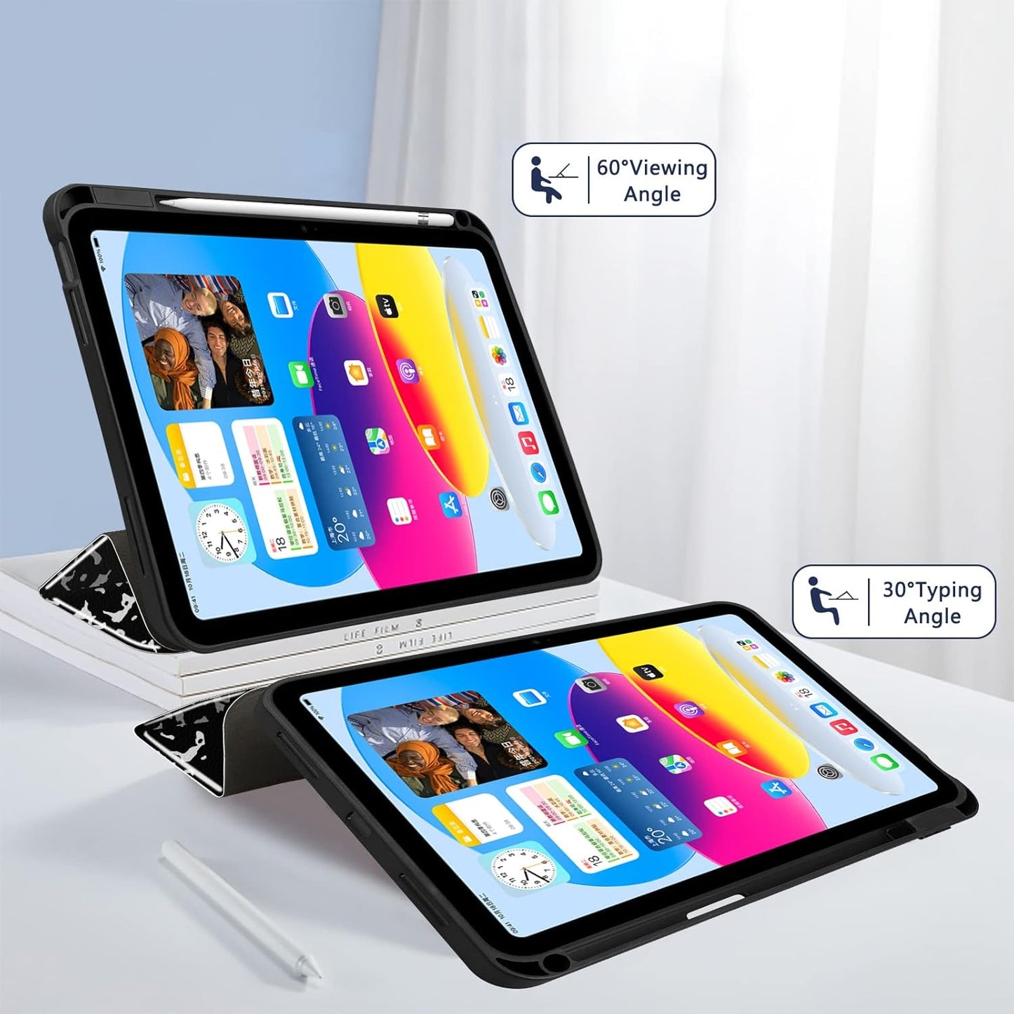 Notebook Cover for iPad 10th & 11th - كفر الدفتر نوتبوك لايباد 10 و 11