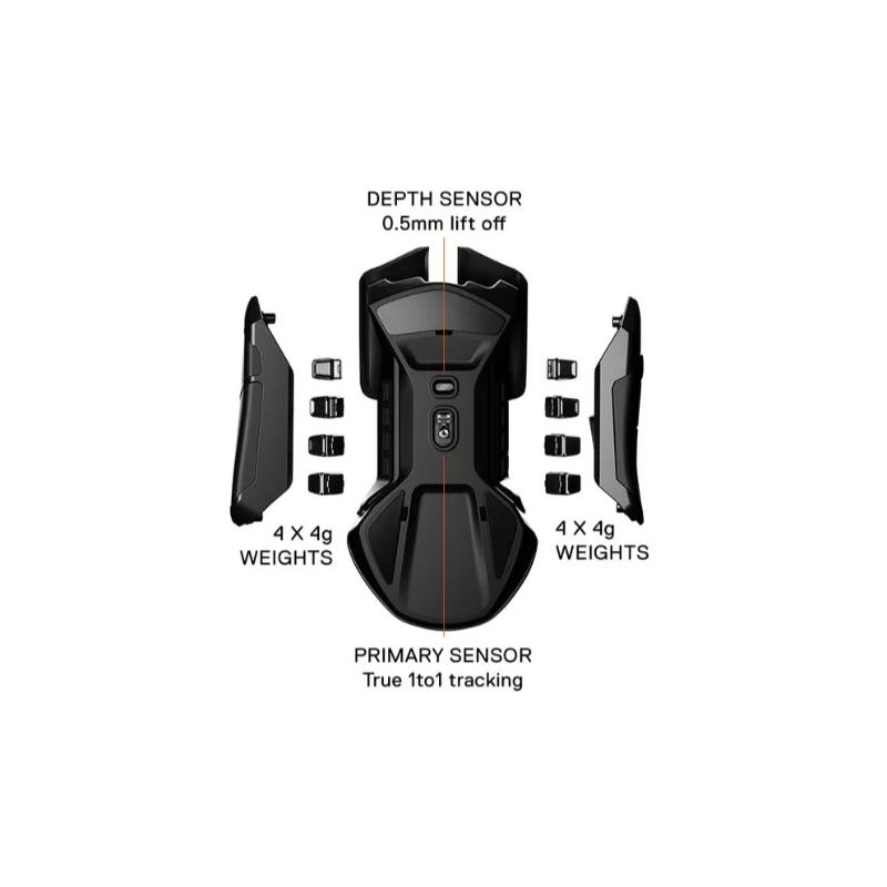 SteelSeries Rival 600 Gaming Mouse - 12,000 CPI  - Dual Optical Sensor - Weight System