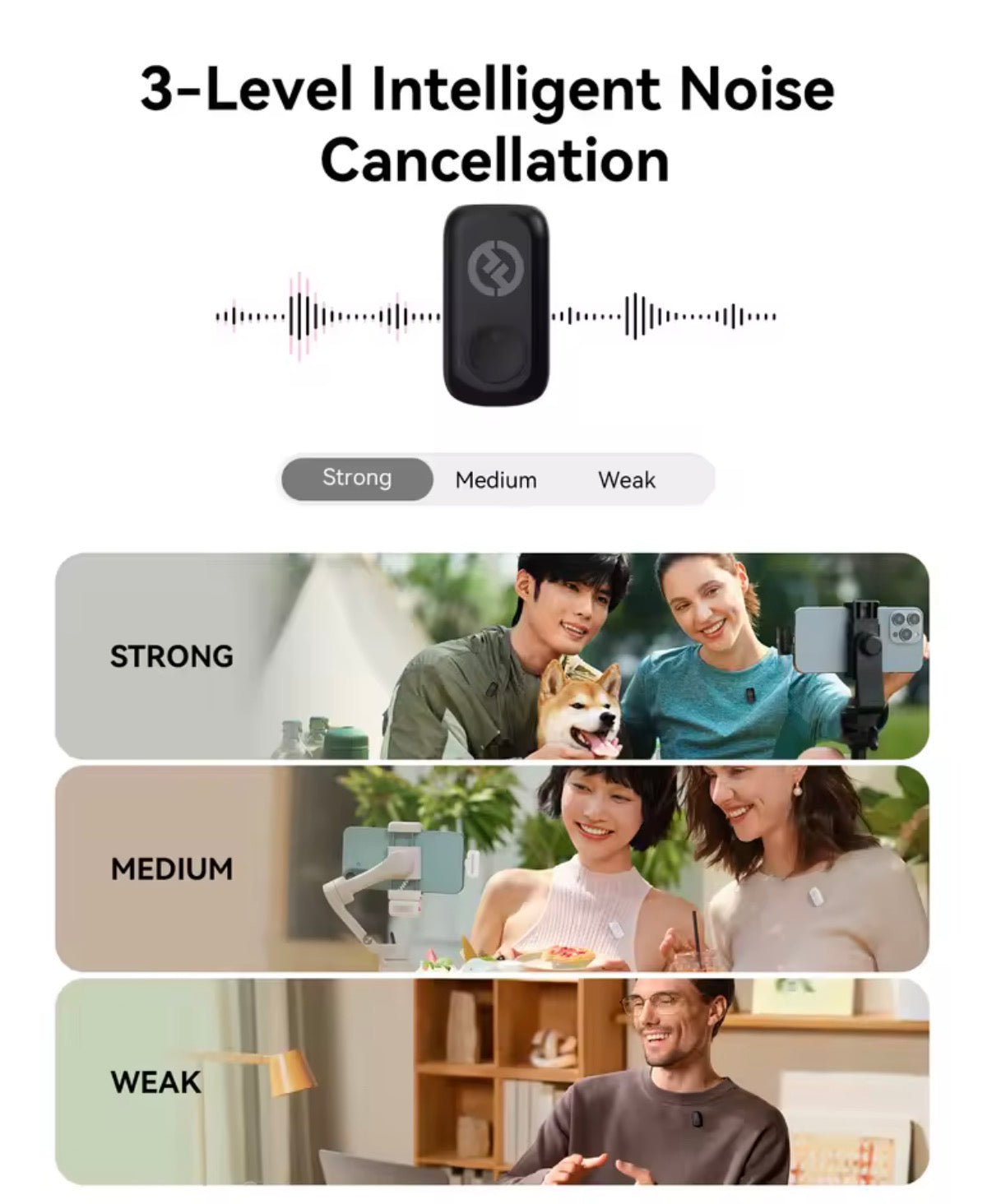 Hollyland Lark A1 Microphone(No Case) - ميكروفون هولي لاند لا سلكي (دون علبة شحن)
