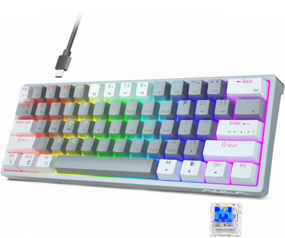 AULA Mechanical Keyboard RGB Hot Swappable