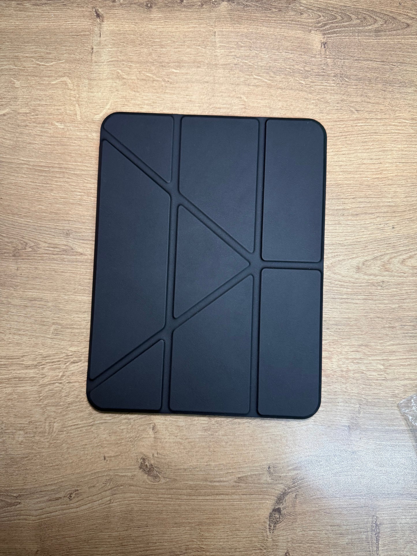 Leather Triangle Case for iPad 10th and 11th - Black