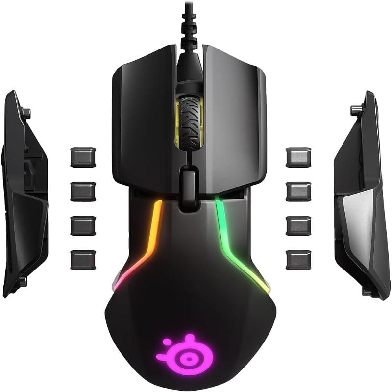 SteelSeries Rival 600 Gaming Mouse - 12,000 CPI  - Dual Optical Sensor - Weight System