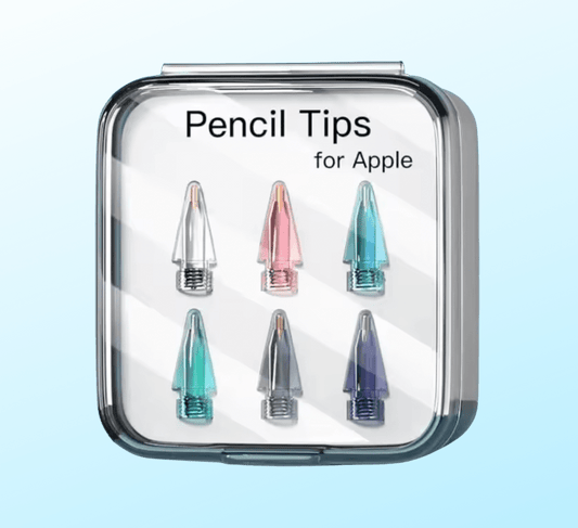 6 Clear Colored Tips for Apple Pencil - iPady Palestine