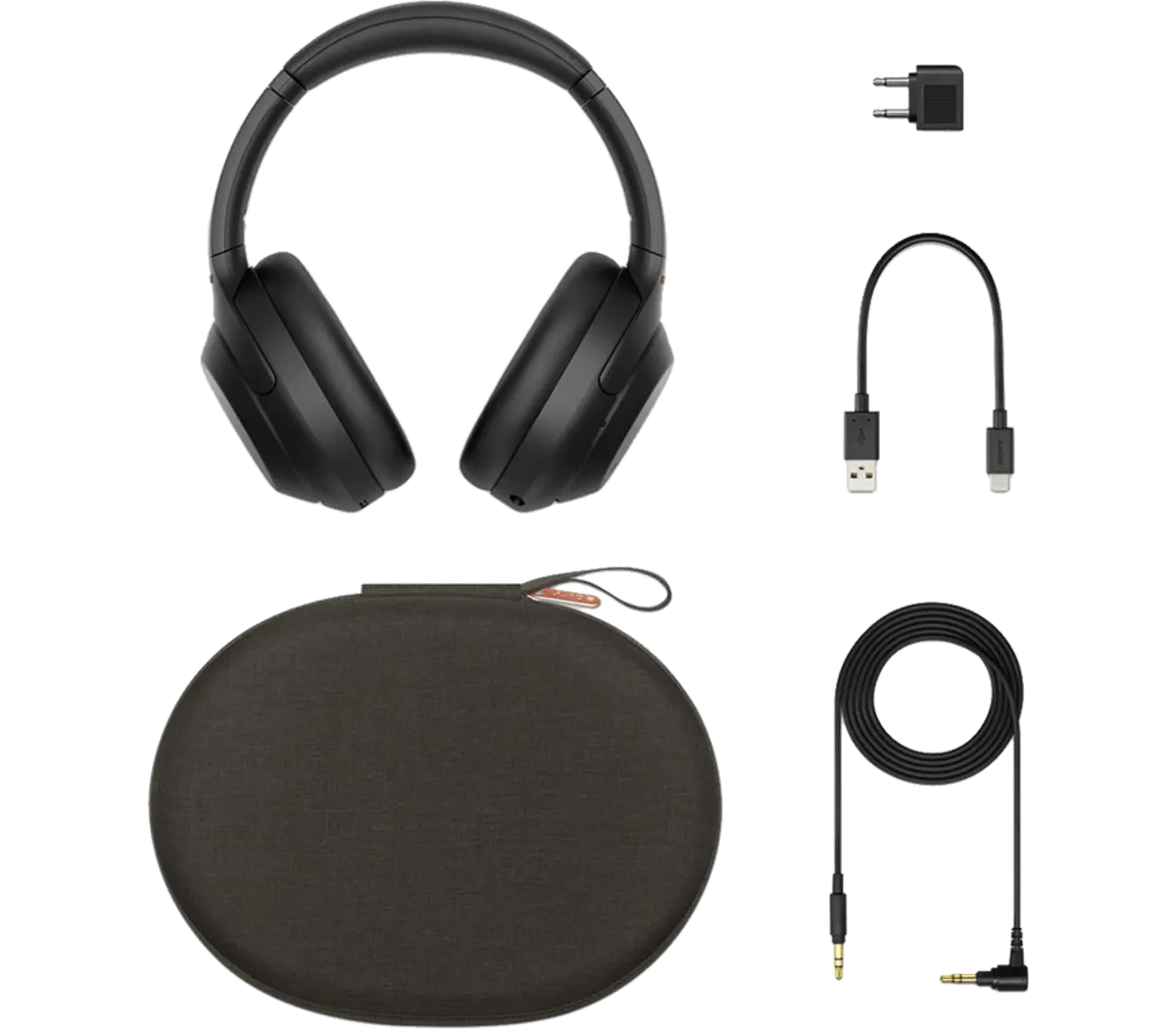 SONY WH-1000XM4 Wireless Premium Noise Canceling Headphones | Black - أصلي - وكيل رسمي