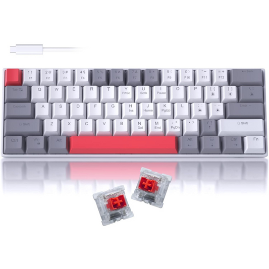 Linear Red Switch Mechanical Keyboard - Hot Swappable