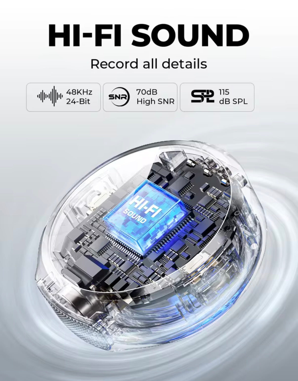 Hollyland Lark M2 Microphone - USB-C - ميكروفون هولي لاند لا سلكي