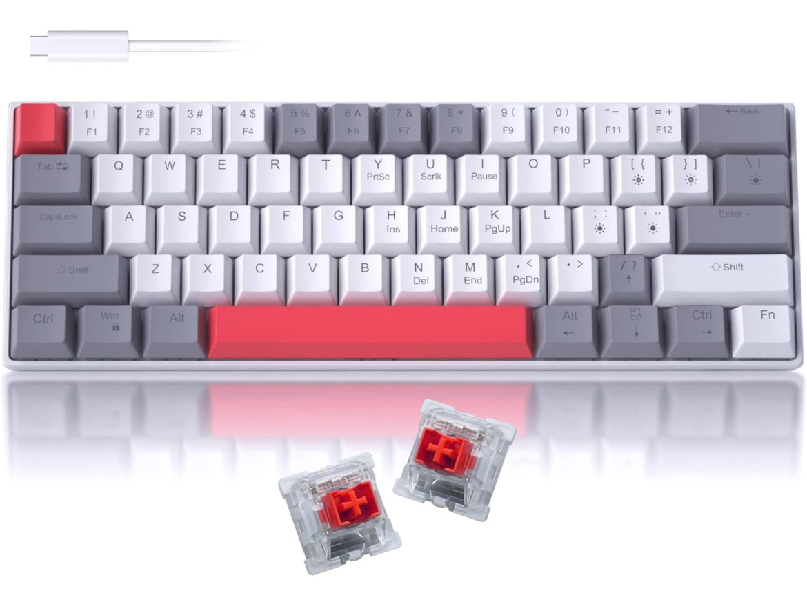 Linear Red Switch Mechanical Keyboard - Hot Swappable