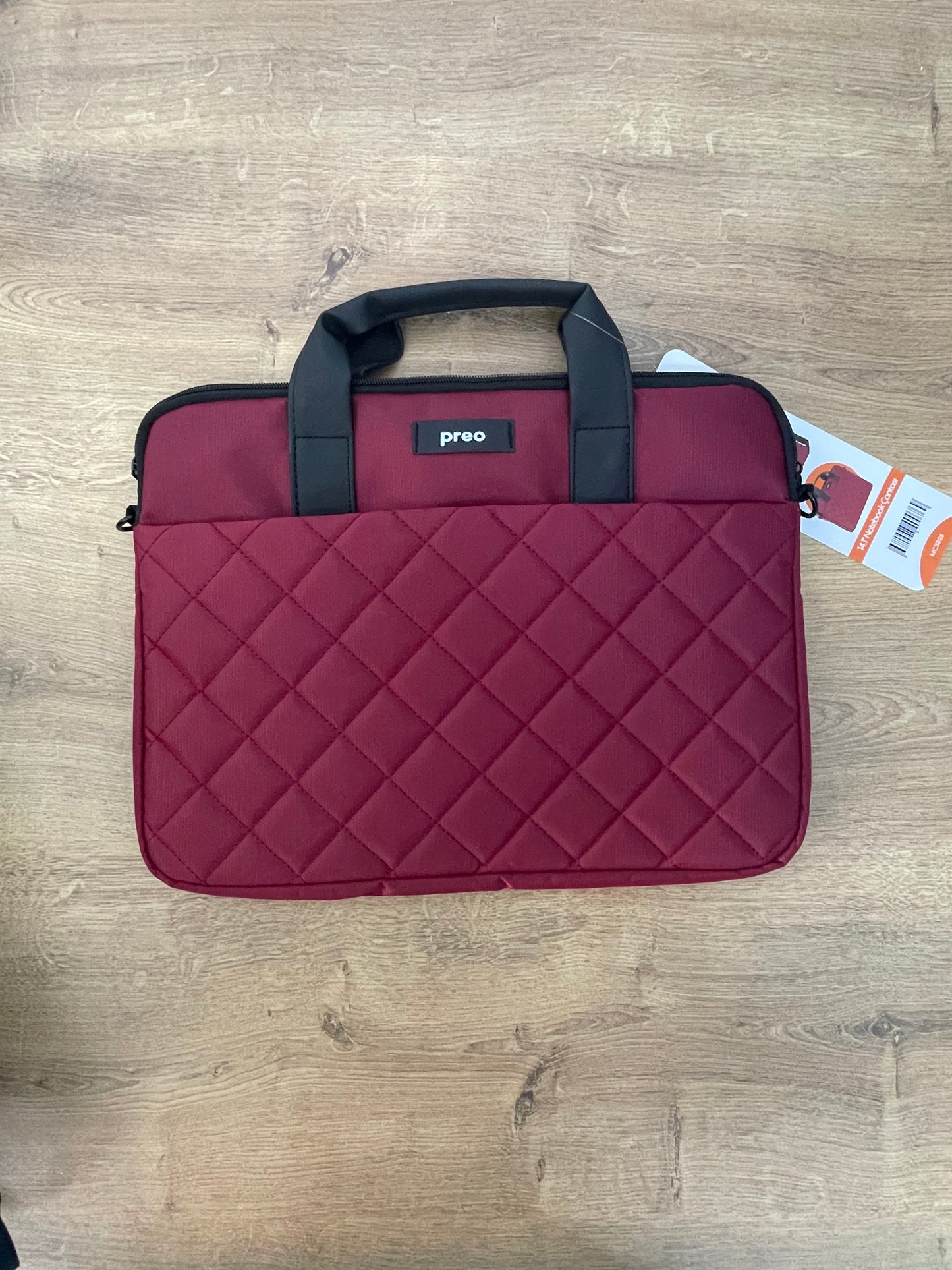 Premium Dark Red Laptop/iPad Bag - 14.1 inch