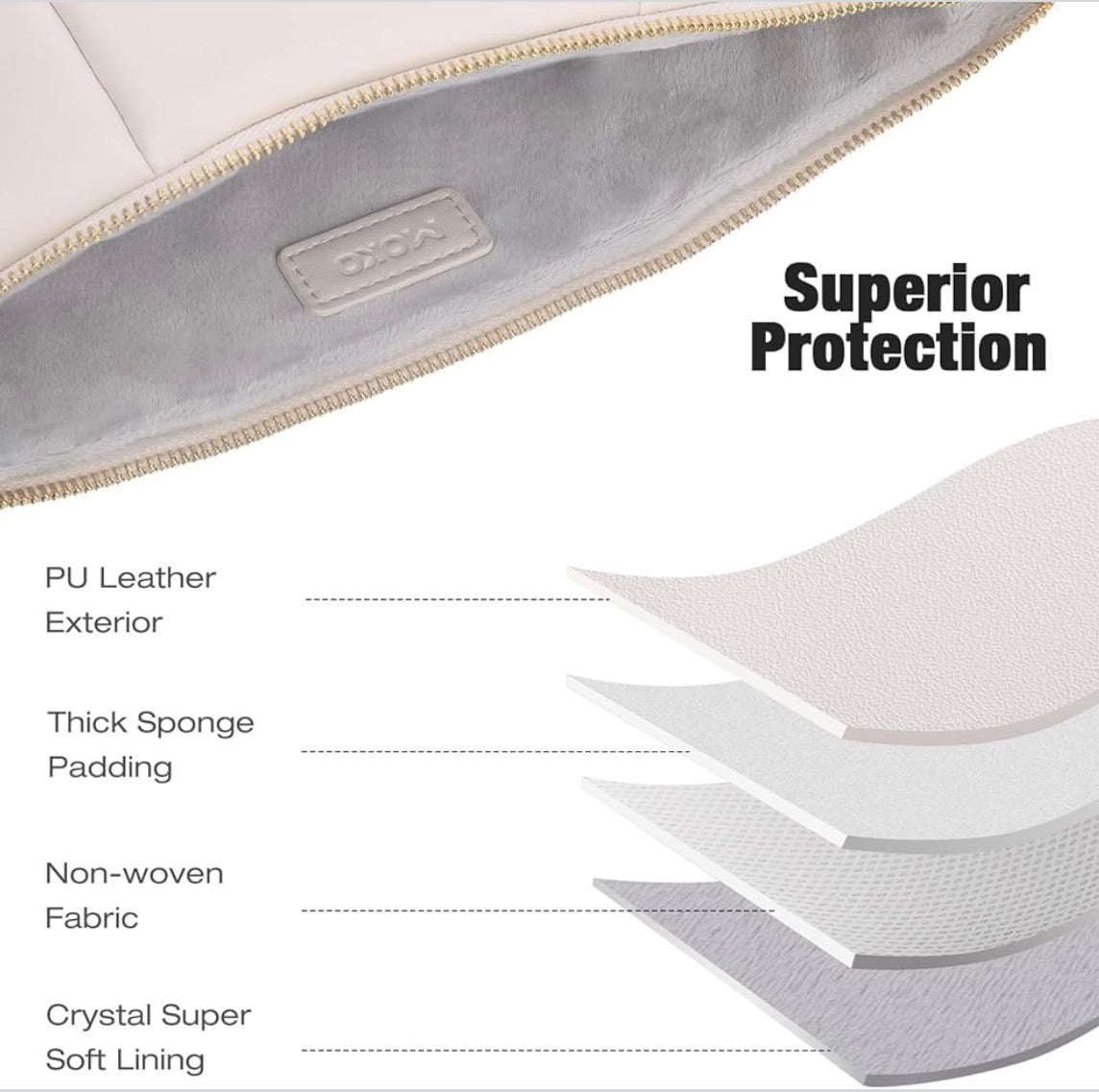 Leather Sleeve 11 inch with Pencil Holder