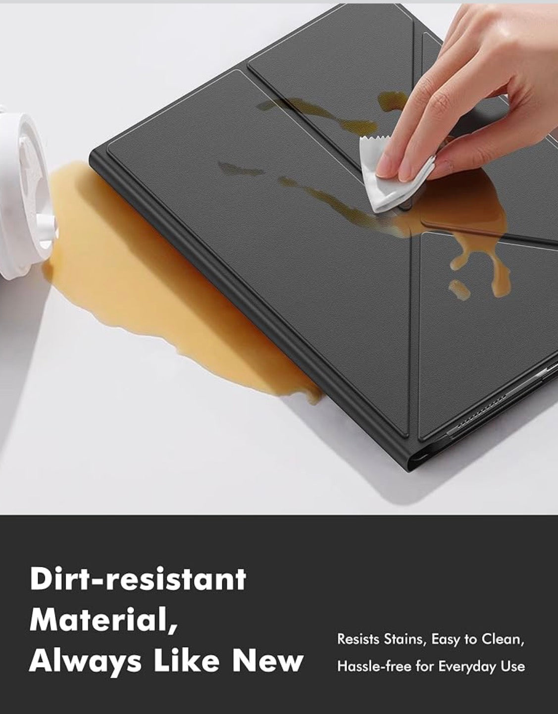 Leather Origami Case for iPad 10/11 - كفر اوريجامي للجيل العاشر و جيل 11