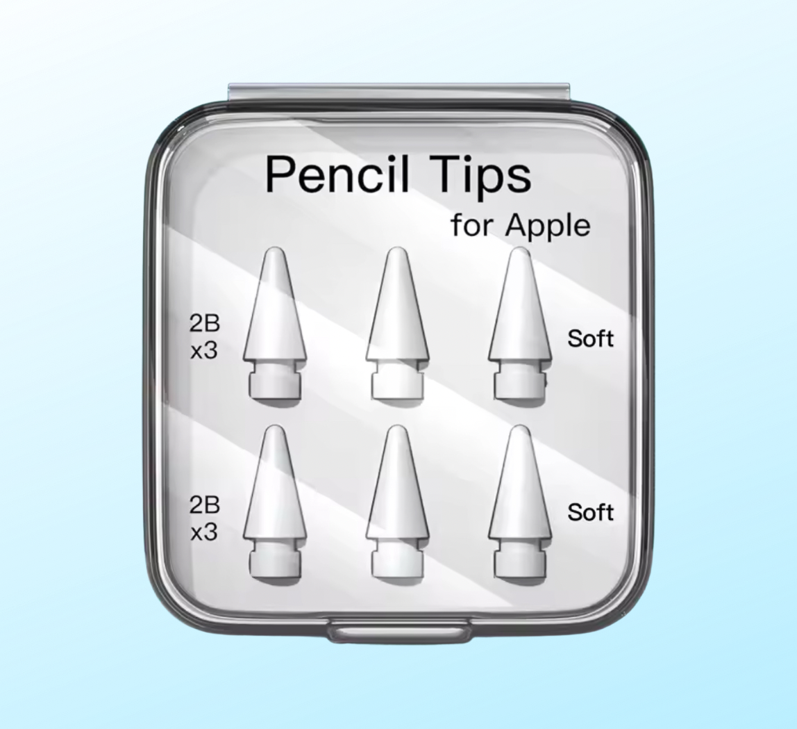 6 Tips for Apple Pencil - 6x Soft (2B)