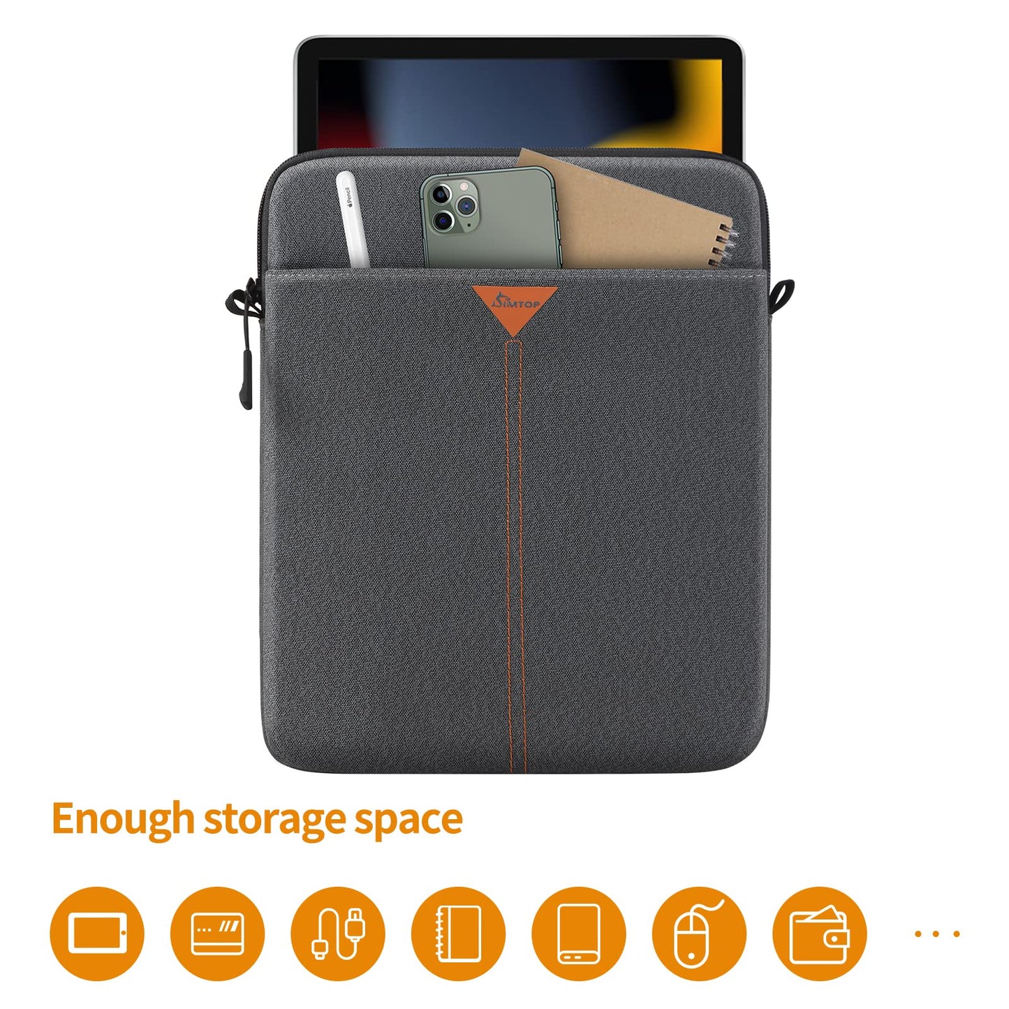 Simptop Original - 13” iPad Water Resistant Bag (YKK سحابات الاصلية)