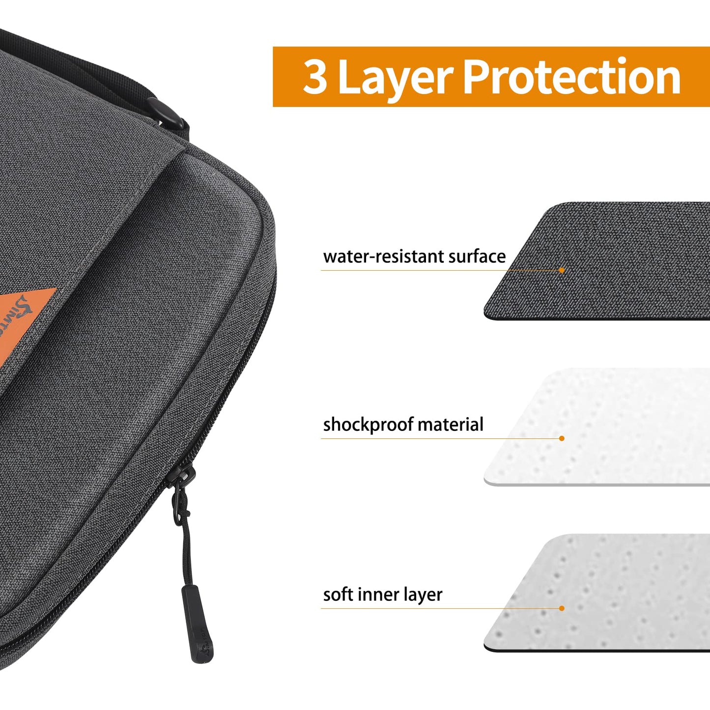 Simptop Original - 13” iPad Water Resistant Bag (YKK سحابات الاصلية)