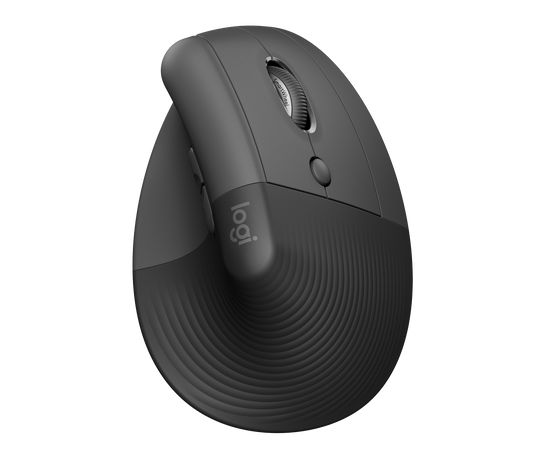 Logitech Lift Vertical Ergonomic Mouse - Graphite - أصلي - وكيل رسمي
