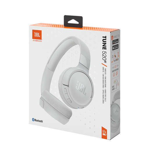JBL Tune 520BT - Original - White - Official Importer اصلي - وكيل و مستورد رسمي