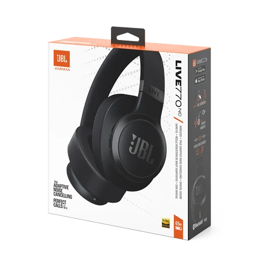 JBL Live 770NC Wireless Noise Cancelling Headphones - Original - وكيل رسمي