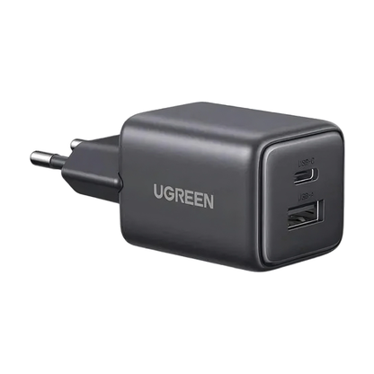 UGREEN 20W Gan Fast Charger - 1 USB-C Port & 1 USB-A Port