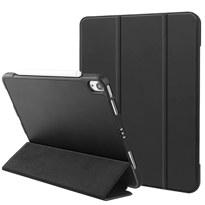 Classic Black PU Leather Cover for iPad Air 4/5/6/7/8 10.9/11”