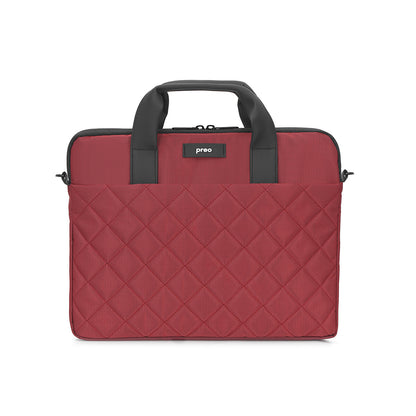 Premium Dark Red Laptop/iPad Bag - 14.1 inch