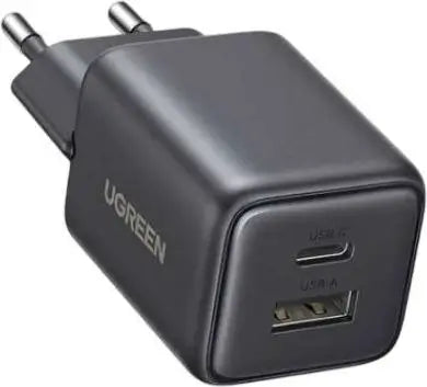 UGREEN 20W Gan Fast Charger - 1 USB-C Port & 1 USB-A Port