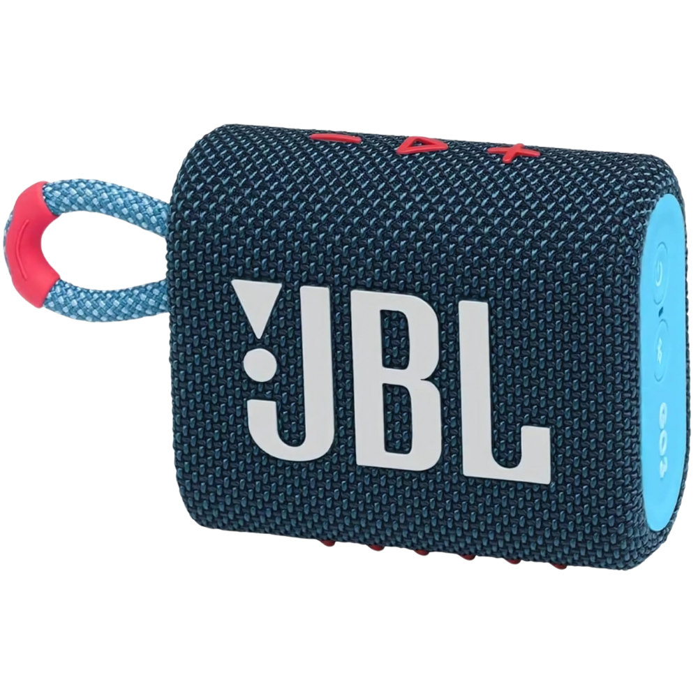 JBL GO 3 Speaker - Blue - أصلي وكيل رسمي