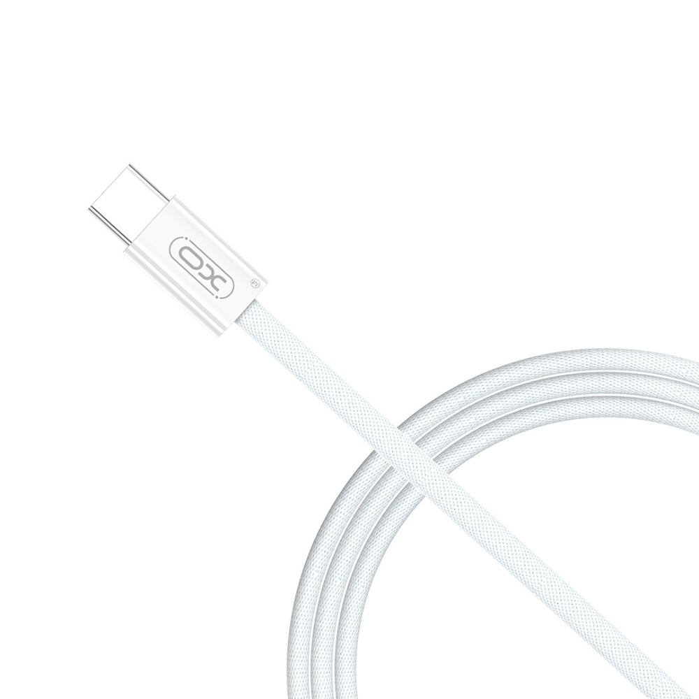 XO USB-C 60W 1.5M Braided Cable - كيبل تايب سي مخيط 60 واط