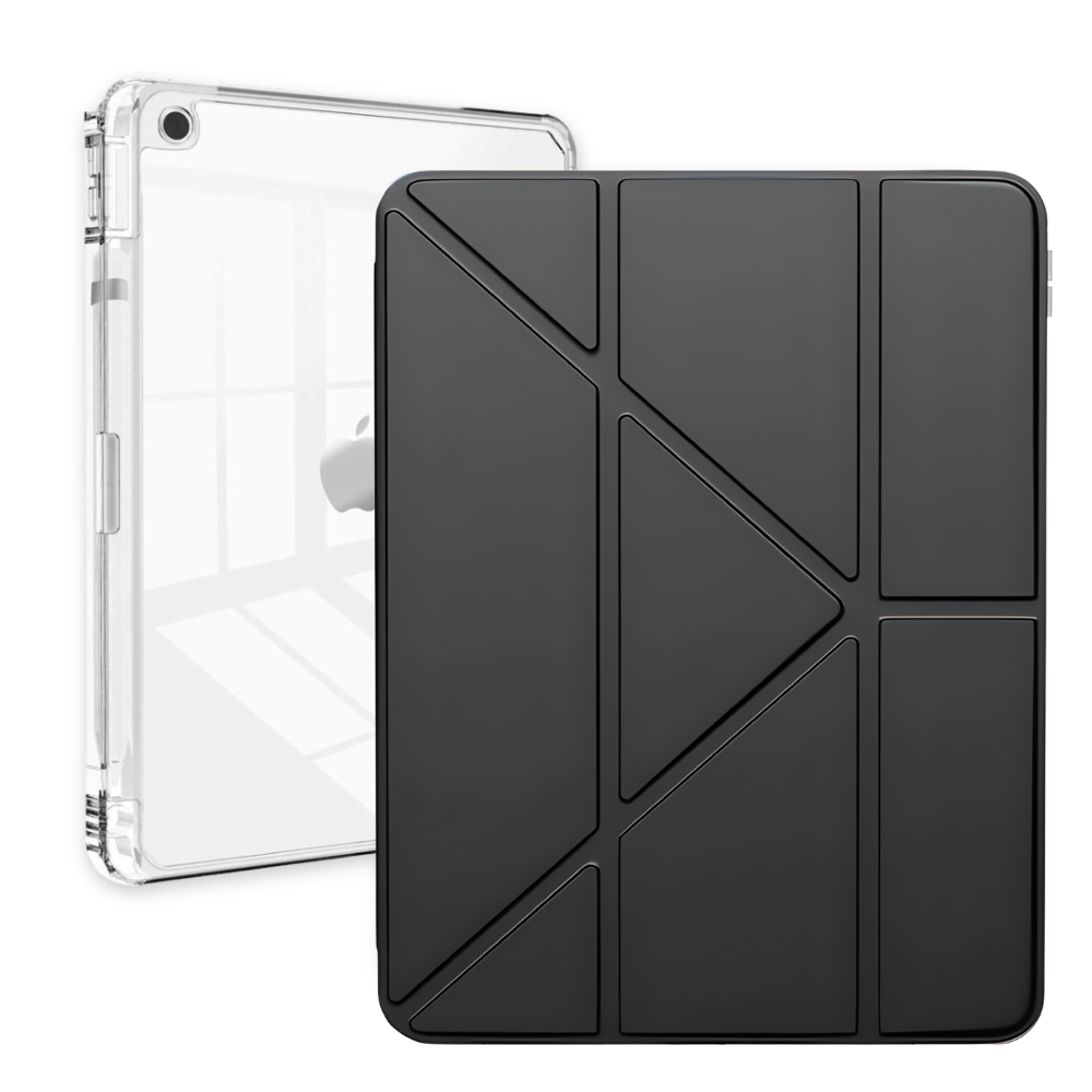 Y-Fold Case for iPad 7/8/9 - Clear Back
