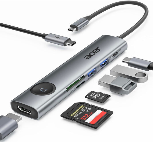 Acer USB - C Hub 7 in 1 - iPad Palestine