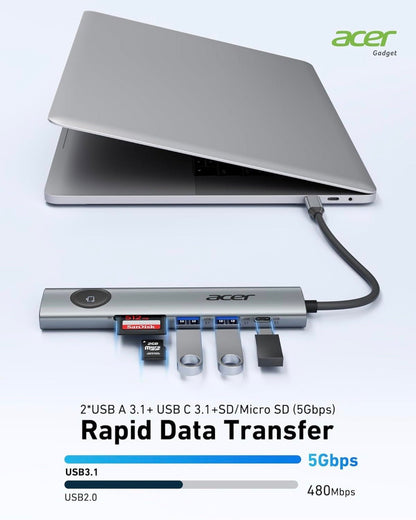 Acer USB - C Hub 7 in 1 - iPad Palestine
