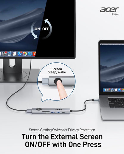 Acer USB - C Hub 7 in 1 - iPad Palestine