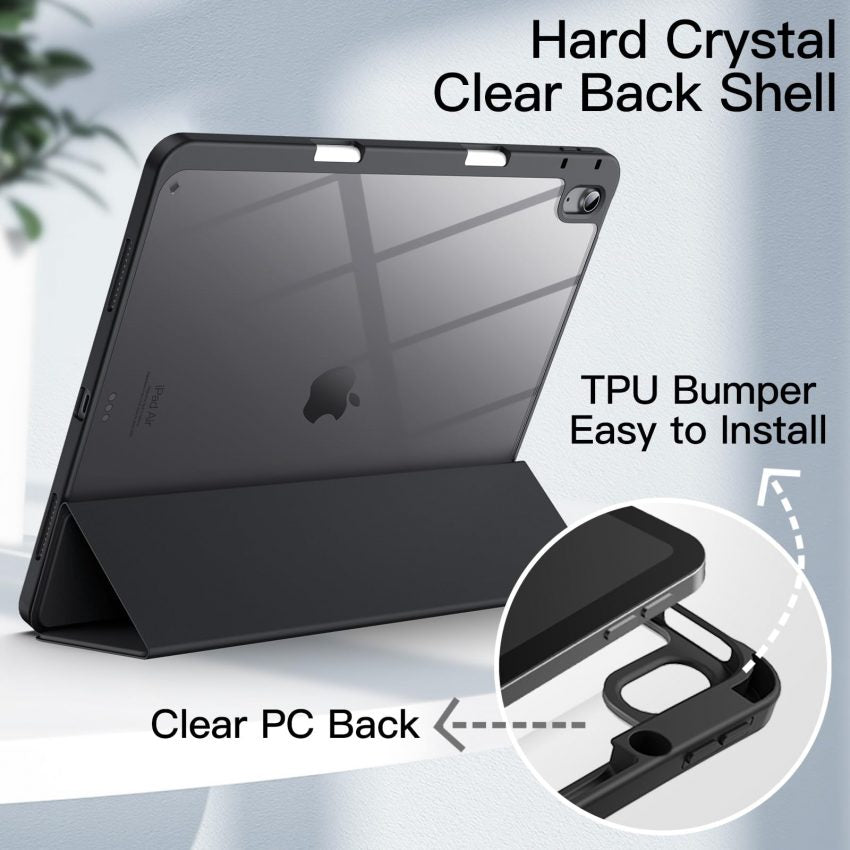 Air 13" - Premium Smart iPad Black Case