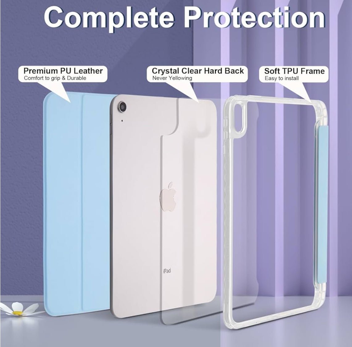 Baby Blue Case for iPad 10/11 - iPady Palestine