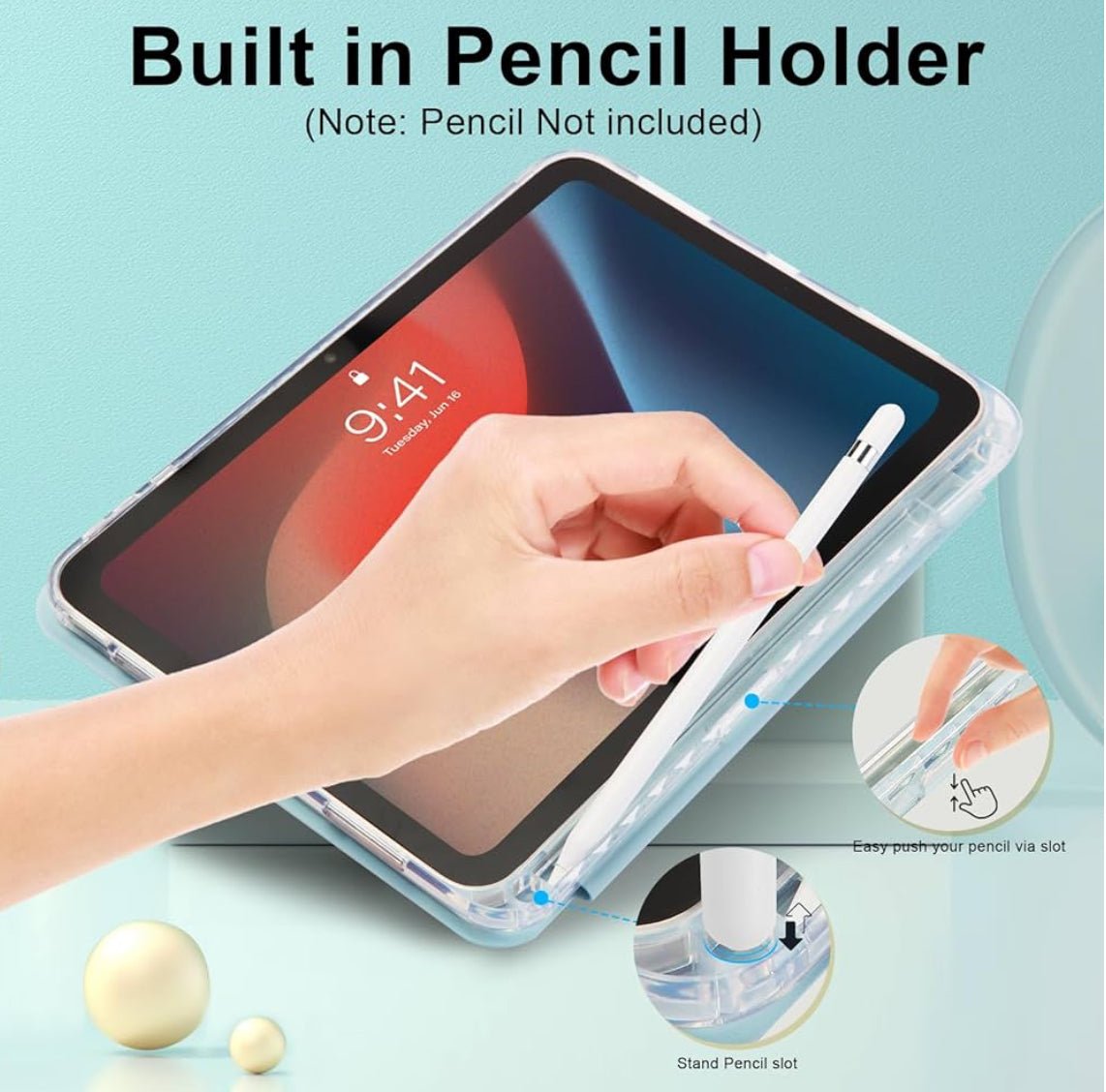 Baby Blue Case for iPad 10/11 - iPady Palestine