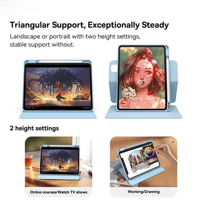 Baseus Smart and Magnetic iPad Case - Detachable Case - 2 pieces - iPady Palestine